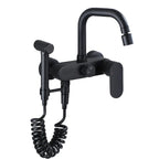 Black Brass  kitchen into the wall Hot and Cold Water Faucet wash Basin mop pool Bathtub wash spray Gun Faucet EY-YH1600