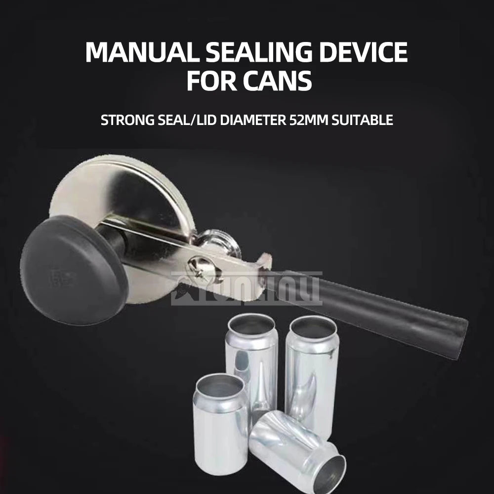 Manual Can Sealer Portable Bottle Sealing Machine Aluminum Cans Sealing Machine