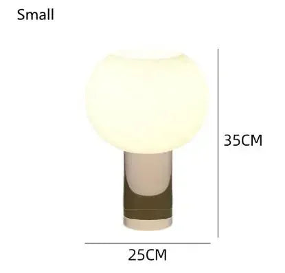 Italian Vintage Vintage Glass Desk Lamp Bedroom Headboard Living Room Study Design Coffee Table Decoration Lamp