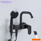 Black Brass  kitchen into the wall Hot and Cold Water Faucet wash Basin mop pool Bathtub wash spray Gun Faucet EY-YH1600