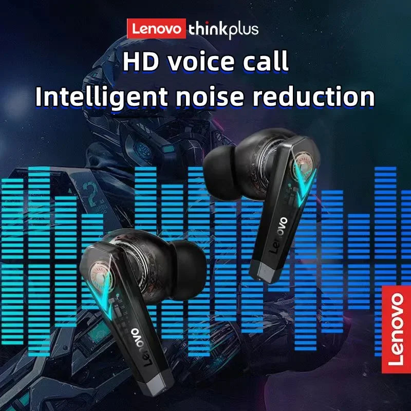 Lenovo LP6 Original Wireless Headphones TWS Bluetooth Earphone Low Latency Game Headset Noise Reduction Music Call Sport Earbuds