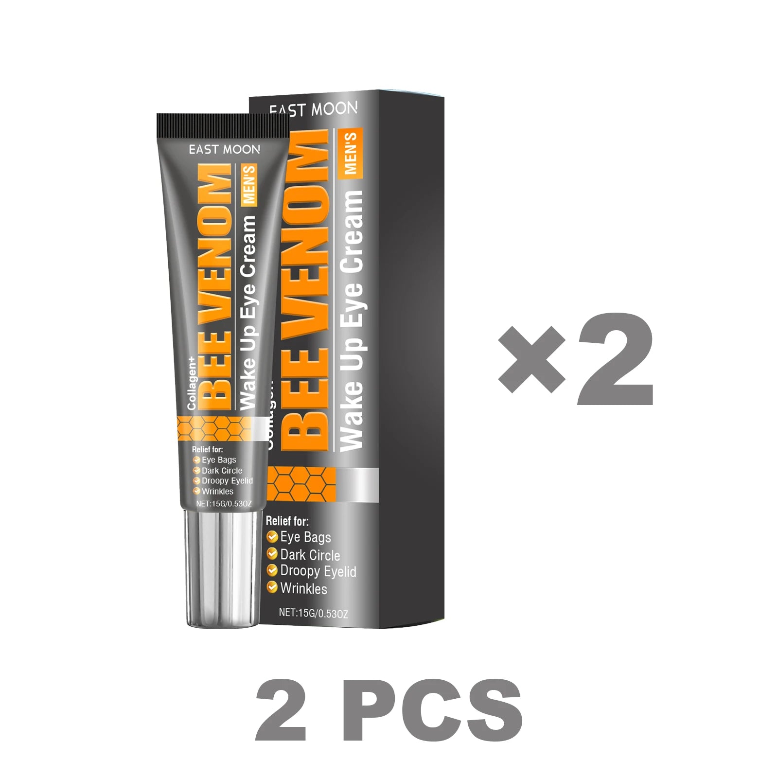 East Moon Wake Up Eye Cream Fade Fine Lines Reduce Dark Circles Eye Bags Puffiness Hydrating Moisturizer Men Eye Care Lotion