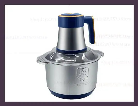 Electric Meat Grinders 5L Food Crusher 304 Stainless Steel Multifunctional Baby Food Processor Powerful Motor Kitchen Blender