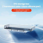 YZ For 2021-2025 Tesla Highland Model 3 Y Juniper Tray Magnetic Under Screen Hidden Storage Box Magnetic Hidden Screen Box