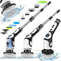 Multifunctional 11 in 1 Electric Spin Scrubber Cordless Cleaning Brush Set with 9 Interchangeable Heads for Bathroom Kitchen Car