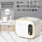 Mini bread maker for home use fully automatic intelligent fruit scattering noodle fermentation multifunctional small breakfast