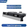Futhope Docking Station with Telescopic Rope for Tesla New Model 3 Model Y Hub Supports Laptop Central Control Splitter