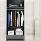 Designer Folding Economic Space Saving Wardrobe Living Room Cabinet Bedroom Set Bed Dresser Partitions Armario Salon Furniture