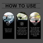 Homonth Glass Oil Film Remover Cleaning Agents Quickly Remove Stubborn Oil Film On Glass And Maintain Clear Vision 150ml