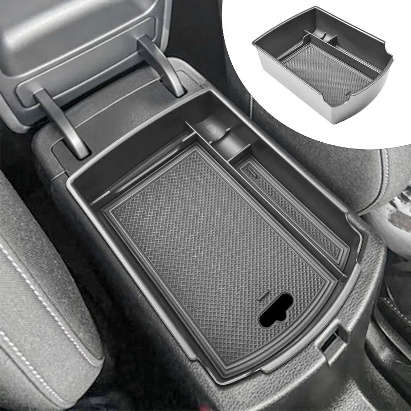 Center Console Organizer Compatible with Kia Soul 2020 2021 2022 2023 2024 2025 Accessories, Armrest Insert Tray Secondary Stora