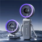 MUXNW 3 in 1 Portable Handheld Fan: Mini Personal Fan 3600mAh Recharge