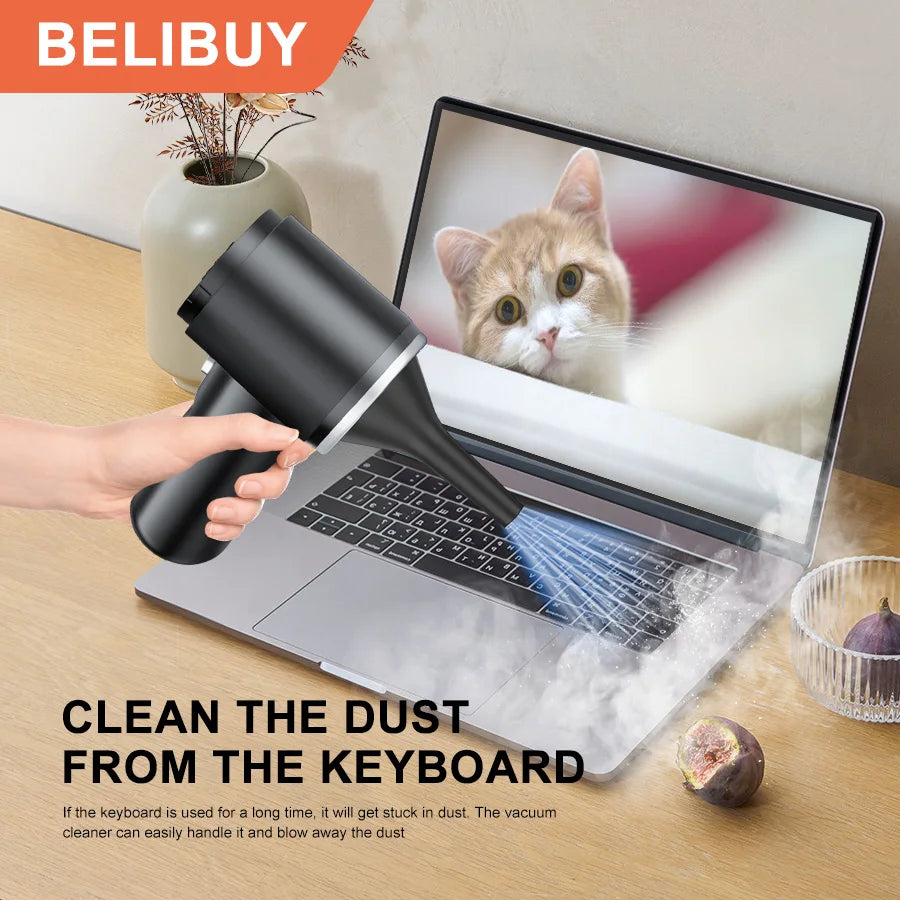 BELIBUY Car Vacuum Cleaner Portable Vacuum Cleaner home appliance High Power Mini Wireless Cleaner Carpet Vacuum Cleaner