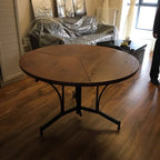 Kitchen Legs Dining Table Nordic Space Saving Vanity Folding Dining Table Wooden Design Mesa Plegable Furnitures