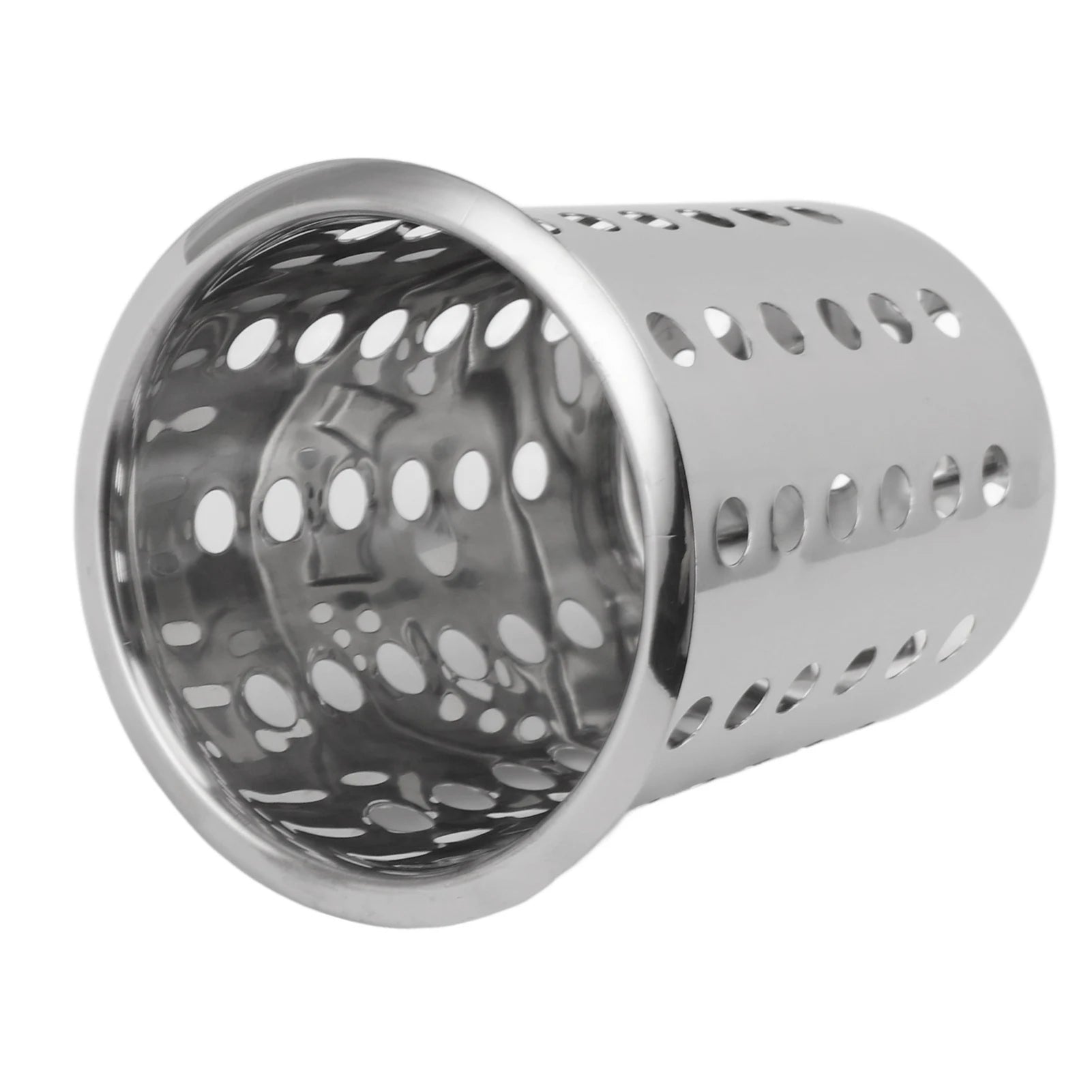 Kitchen Utensil Holder 304 Stainless Steel Large Capacity Multipurpose Knife Fork Chopsticks Bucket for Home Kitchen Countertop