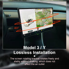 GPS Stand Navigation Screen Rotating Holder Left Right 30 Degree Swivel Mount Bracket for Tesla Model 3 Y 2023 Car Accessories