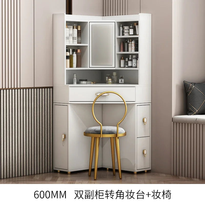 Corner dresser locker integrated light luxury bedroom modern simple small apartment triangular corner