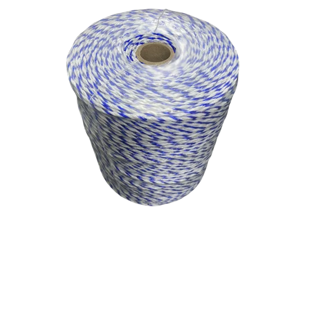 200/400M Portable Electric Fence Rope Polywire with Steel for Horse Farm Animals Fencing Ultra Low Resistance Poly Wire 6 strand