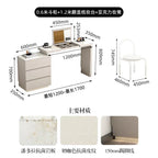 Minimalist bedroom dresser, storage cabinet, retractable bedside chest of drawers, dressing table, folding mirror