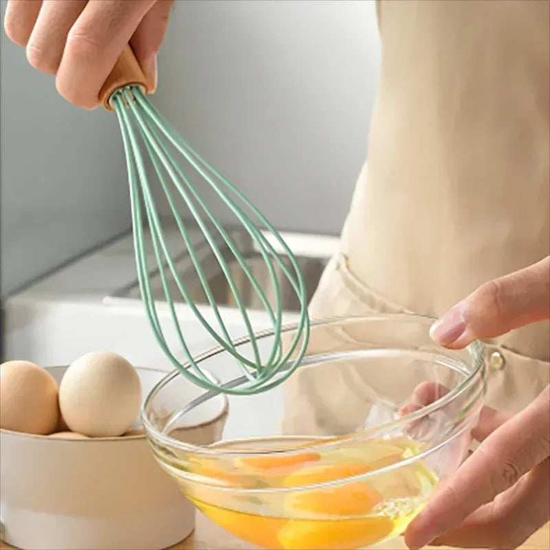 12-piece kitchen utensil set with wooden handle silicone spatulas, includes a stand, perfect for everyday kitchen use