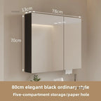 Bathroom Wall Mounted Mirror Cabinet Modern Smart Bathroom Cabinets with Mirror Creative Bathroom Storage Cabinet Home Furniture