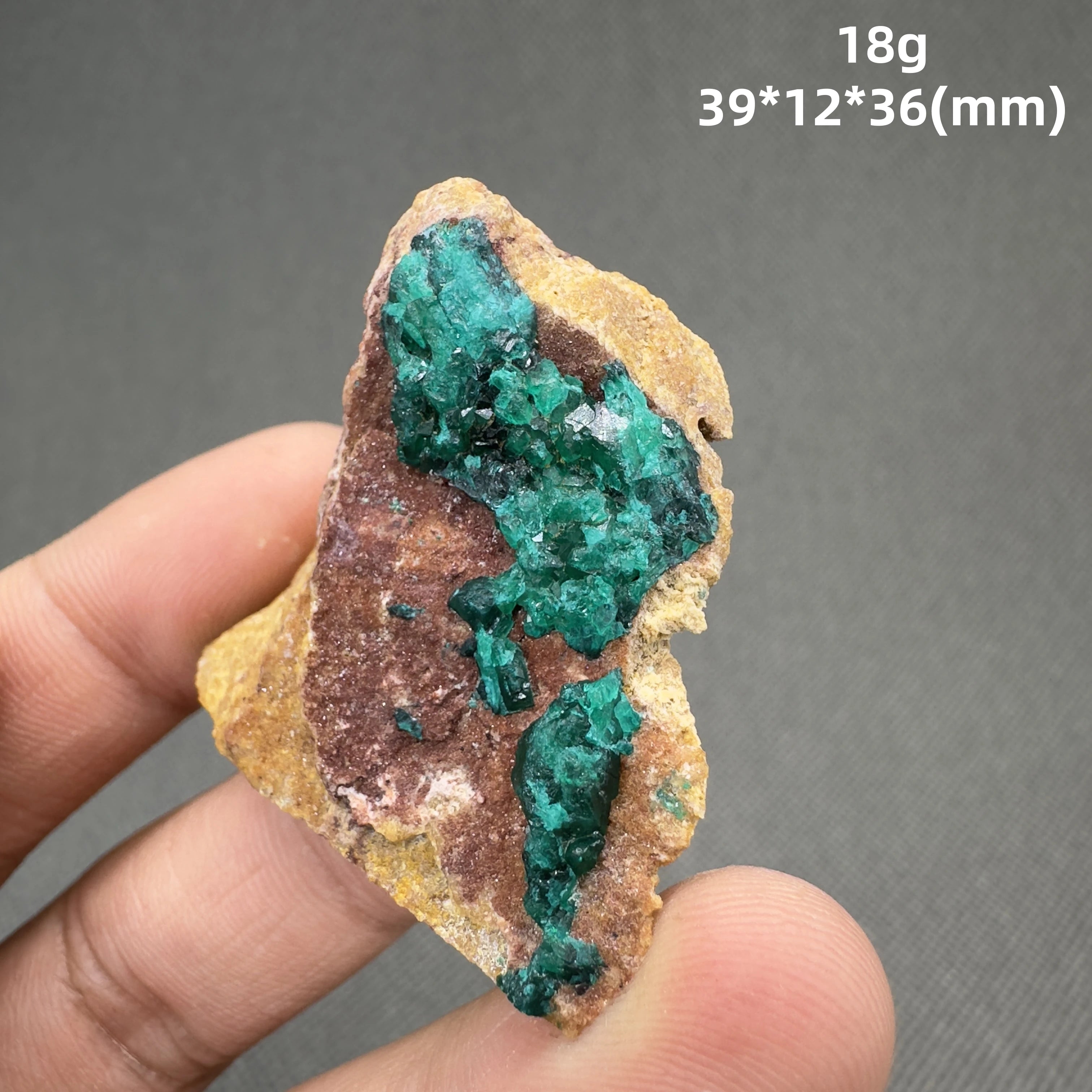 Natural Congo green Dioptase Mineral specimen + healing quartz crystals and stones rock gemstone