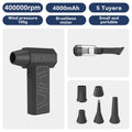 990000RPM Violent Fan Dust Blowing Brushless Ultra Turbo Fan Jet Battery Display High-Speed Handheld Powerful Blower Low Noise