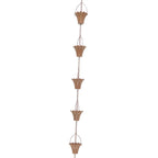 3.3ft Rain Chain Garden Decor Outside Outside Gutter Downspout in Summer Park Embellishment Gutters Downspout Downspout Chain
