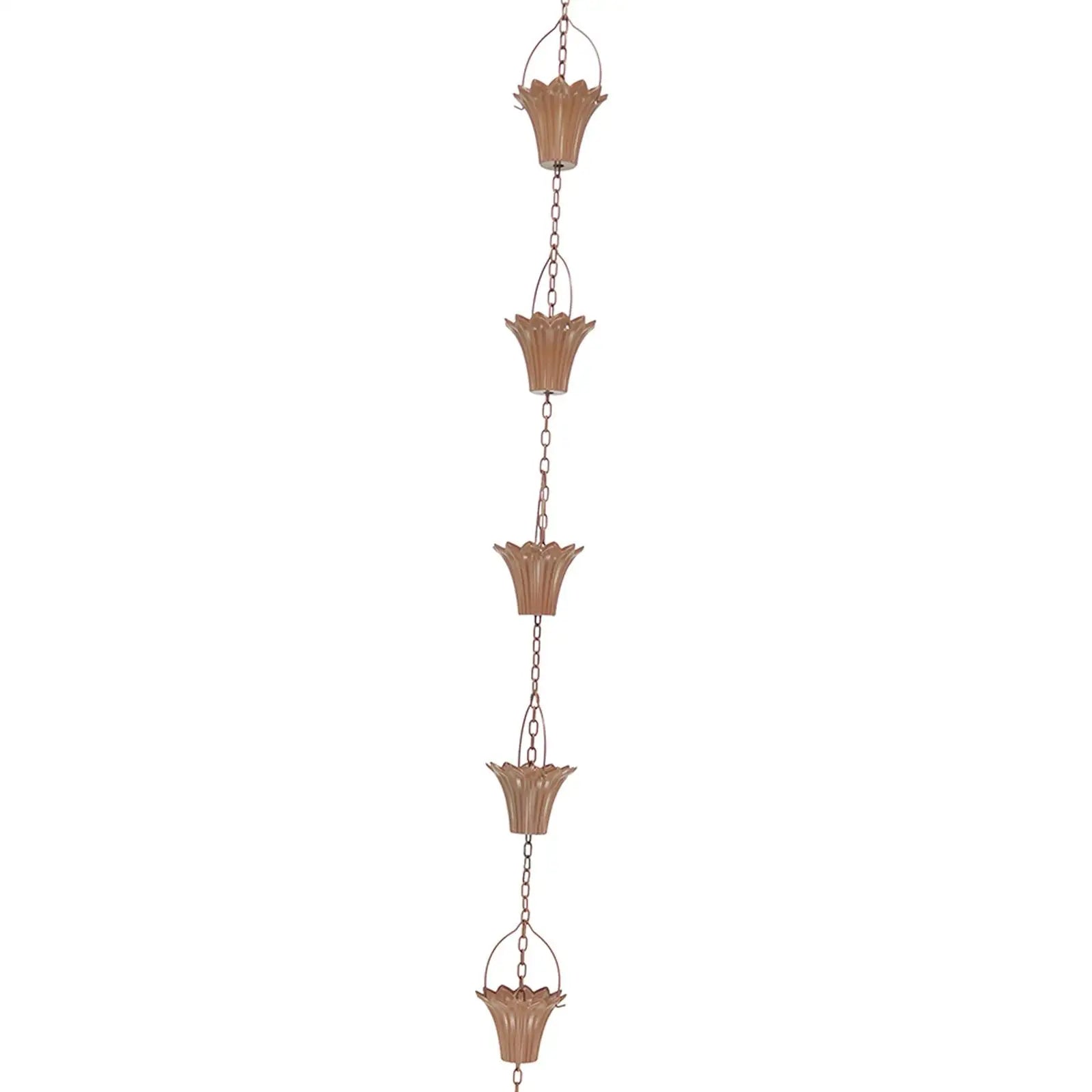 3.3ft Rain Chain Garden Decor Outside Outside Gutter Downspout in Summer Park Embellishment Gutters Downspout Downspout Chain