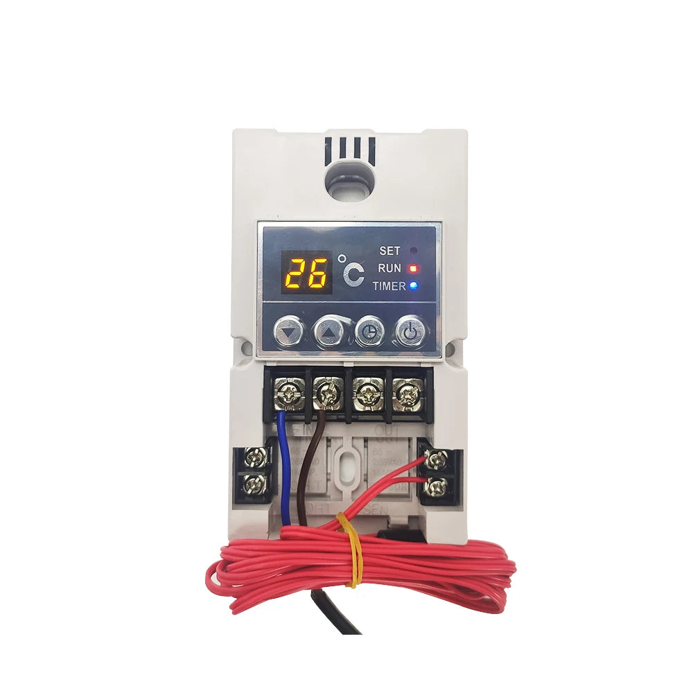 UTH-170 Electric Heating Film Thermostat 18A Temperature Controller for Steam Room/High Temperature Yoga Room