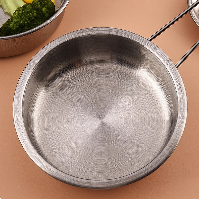 Mini Stainless-Steel Kitchen Toys .A Tiny Size Play House Cooking Utensil Set for Kids . Educational Kitchen Experience