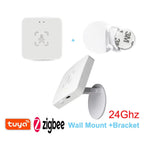 Tuya WiFi / Zigbee Human Presence Detector, Luminance/Distance Detection, Smart Human Body PIR Sensor 24G Support Home Assistant