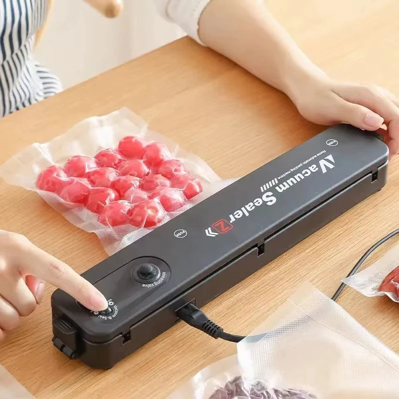 Food Vacuum Sealer Fresh Storage Plastic Packaging Sealer Household Vacuum Sealers Bag Sealer Machine 220V/110V