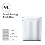 5L/7L/9L Smart Trash Can Electronic Automatic Smart Sensor Garbage Bin Household Toilet Waste Garbage Can for Kitchen Bathroom
