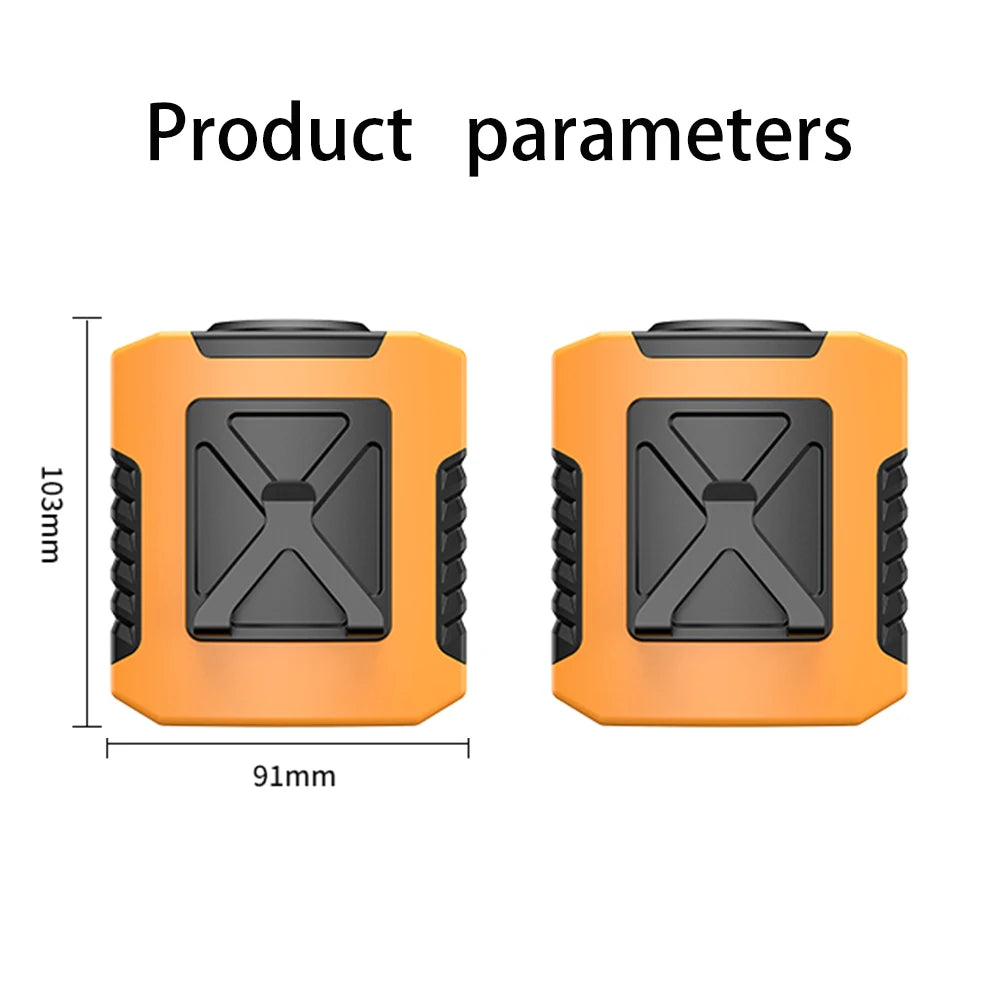 Portable Waist Fan Rechargeable 5 Speeds Wearable Belt Fan LED Digital