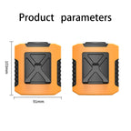 Portable Waist Fan Rechargeable 5 Speeds Wearable Belt Fan LED Digital