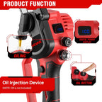 6Inch Electric Chainsaw 20000RPM Rechargeable Portable Pruning Saw Branch Pruner Shears Garden Power Tool for 21V 18V Battery