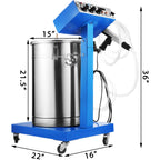 VEVOR Electrostatic Powder Coating System Machine with Control Panel Pump and Spray Gun Paint Equipment for Industries