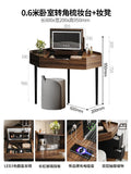 Corner Coffee Vanity Table Modern Living Room Study Bedside Dressing Table Wood Bedroom Makeup Penteadeira Postmodern Furniture