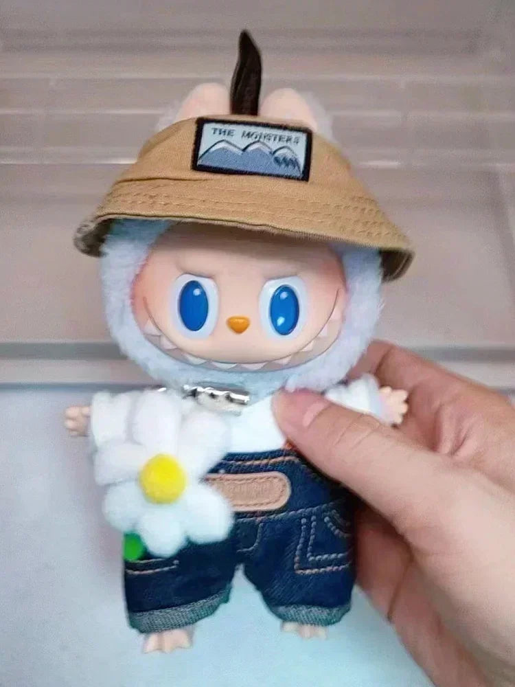 NEW Labubu The Monsters Pendant - Pumpkin Purple Replica Toy Doll