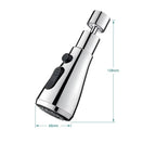 Universal 360° Swivel Kitchen Faucet 3 In 1 Kitchen Faucet Extender Multi-Mode Splashproof Power Flush Faucet Booster