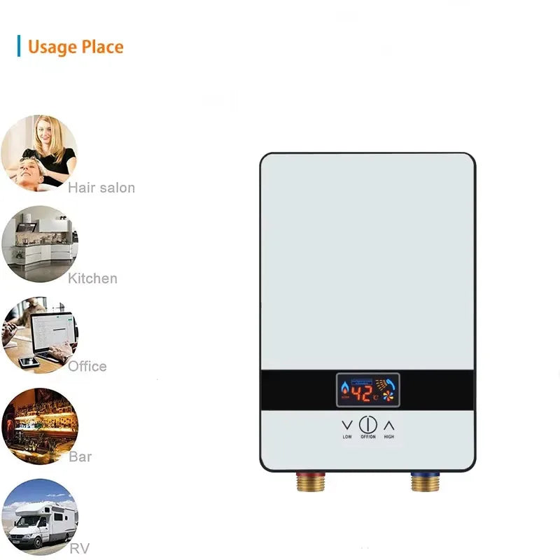 Constant temperature shower water heater household instant electric water heater kitchen kitchen treasure small rapid heating