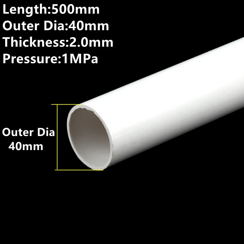 20/25/32/40/50mm White PVC Pipe Clamp UPVC Tube Holder Garden Water Pipe Connector U-shaped Clips Aquarium Fish Tank Accessories