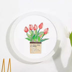Simple circular photo frame 6 inches, 7, 8, 10, 12 inches, hanging wall picture frame, without painting core