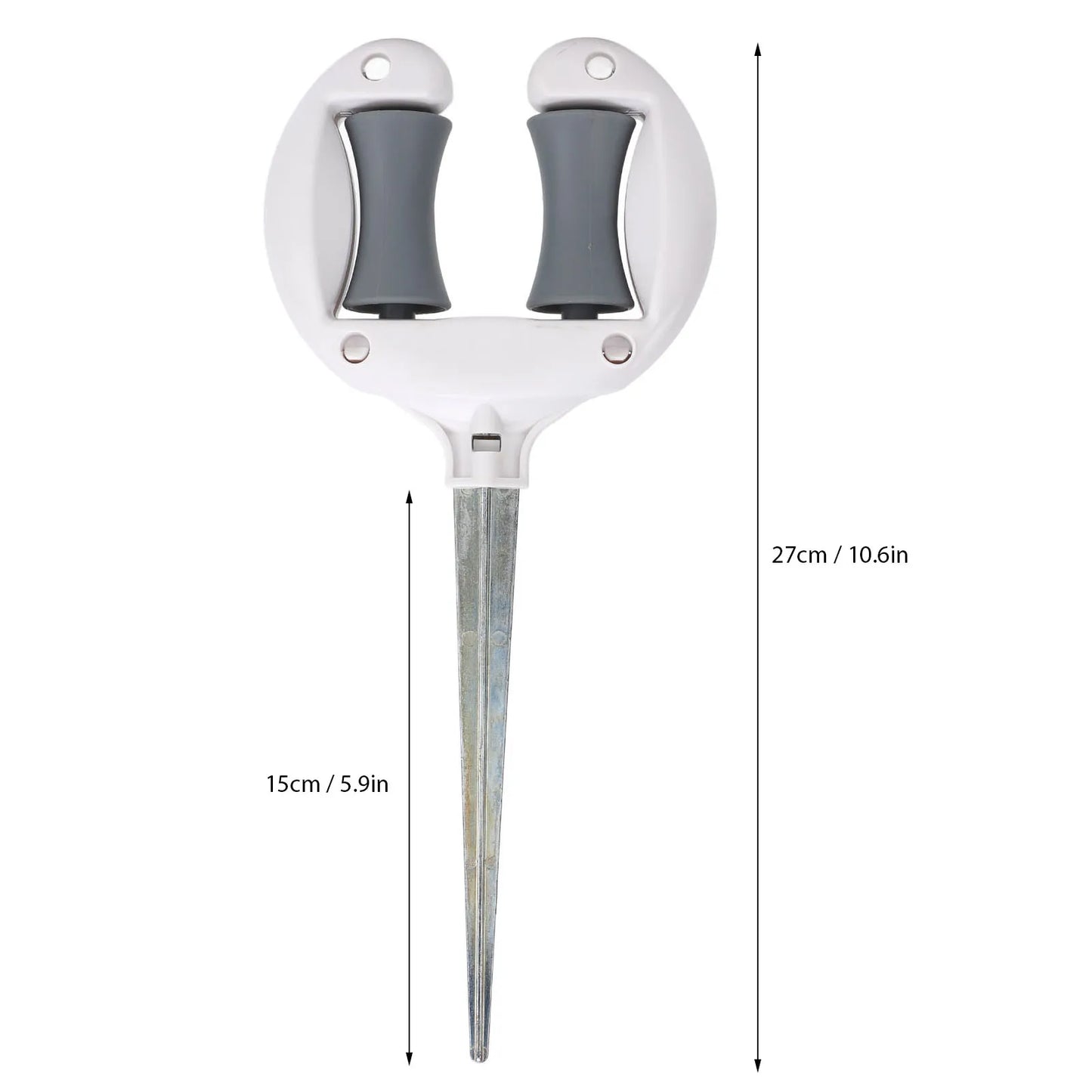 Garden Hose  Nail Top Roller Soft Water Pipe Positioning Pointed Head Lawn Hose  Spike Holder Hose  Spike Holder