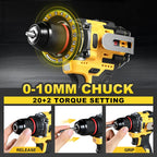 BABEQ 16.8V Brushless Electric Drill 80NM 2 IN 1 Cordless Drill 10MM Chuck Mini Electric Screwdriver Tools Lithium Ion Battery