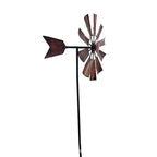 Wind Spinner Decorative Lawn Ornament Wind Mill Wind Sculpture Metal Windmill for Lawn Yard Outdoor Patio Decor Garden Windmill