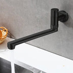 304 stainless steel kitchen faucet wall mounted single cooling
