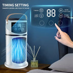 Portable Air Cooler Fan Humidifier with 1 9 Adjustable Wind Speed 1 8