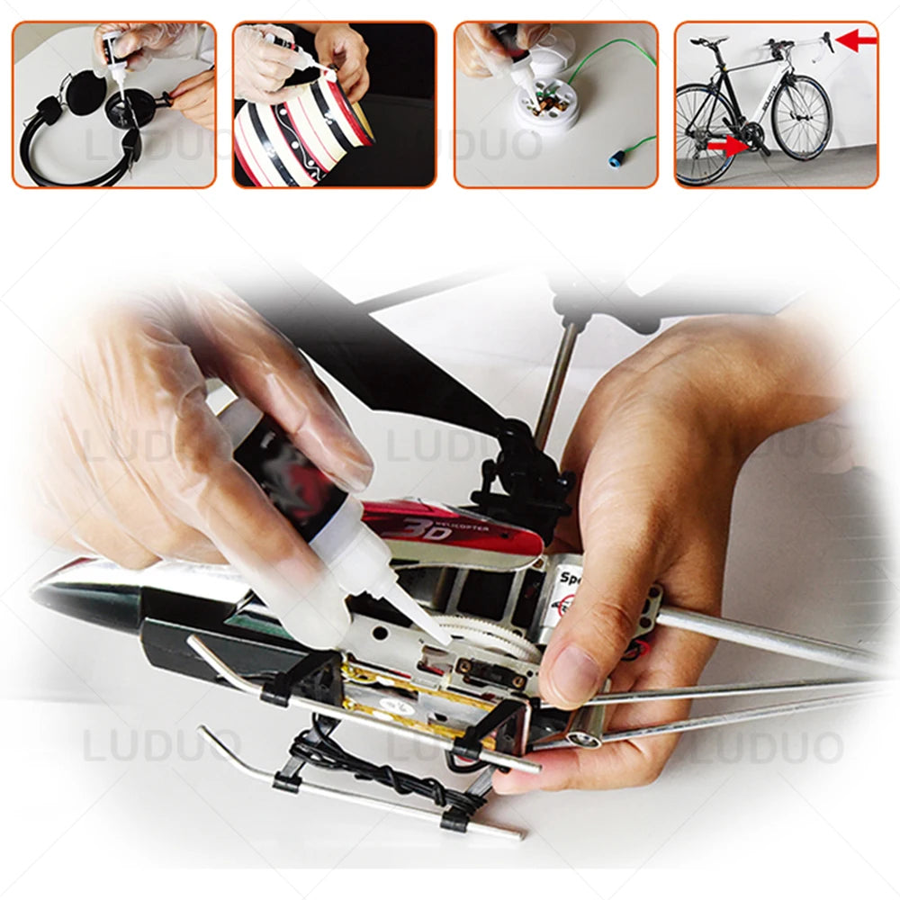 7 Seconds Super Glue Strong Liquid Powder Speedy Fix Metal Plastic Wood Repair Universal Caulk Adhesive Welding Glue all