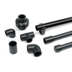 1PC 20~63mm Dark Grey UPVC Pipe Connector Straight Elbow Tee Garden Irrigation DIY Accessories Aquarium Water Tank Supply Joints